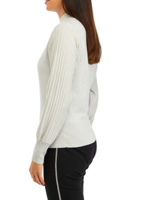 Long Sleeve Mock Neck Sweater