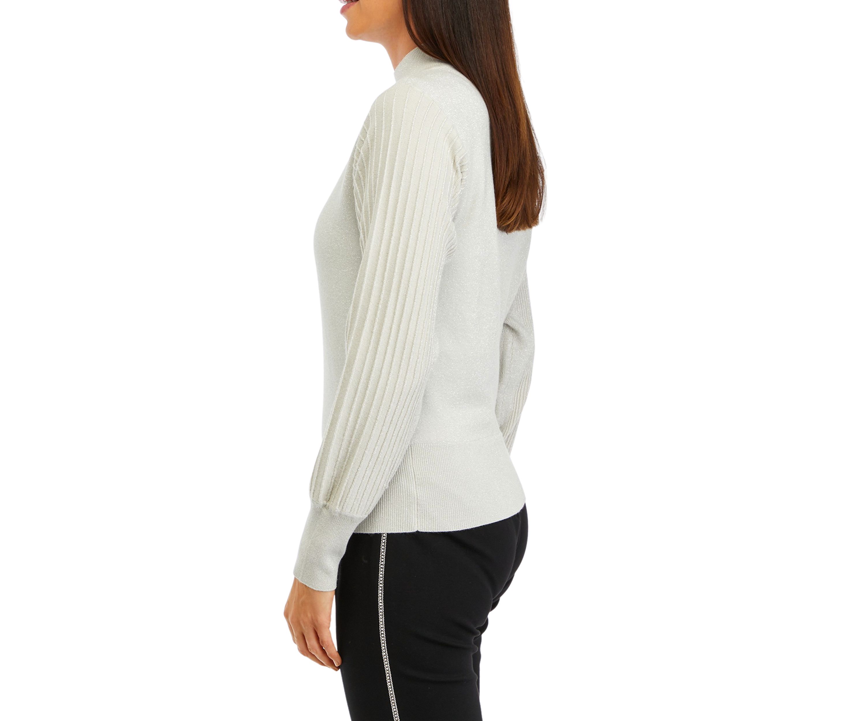 Long Sleeve Mock Neck Sweater 