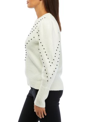 Women's Chevron Embroidered Sweater