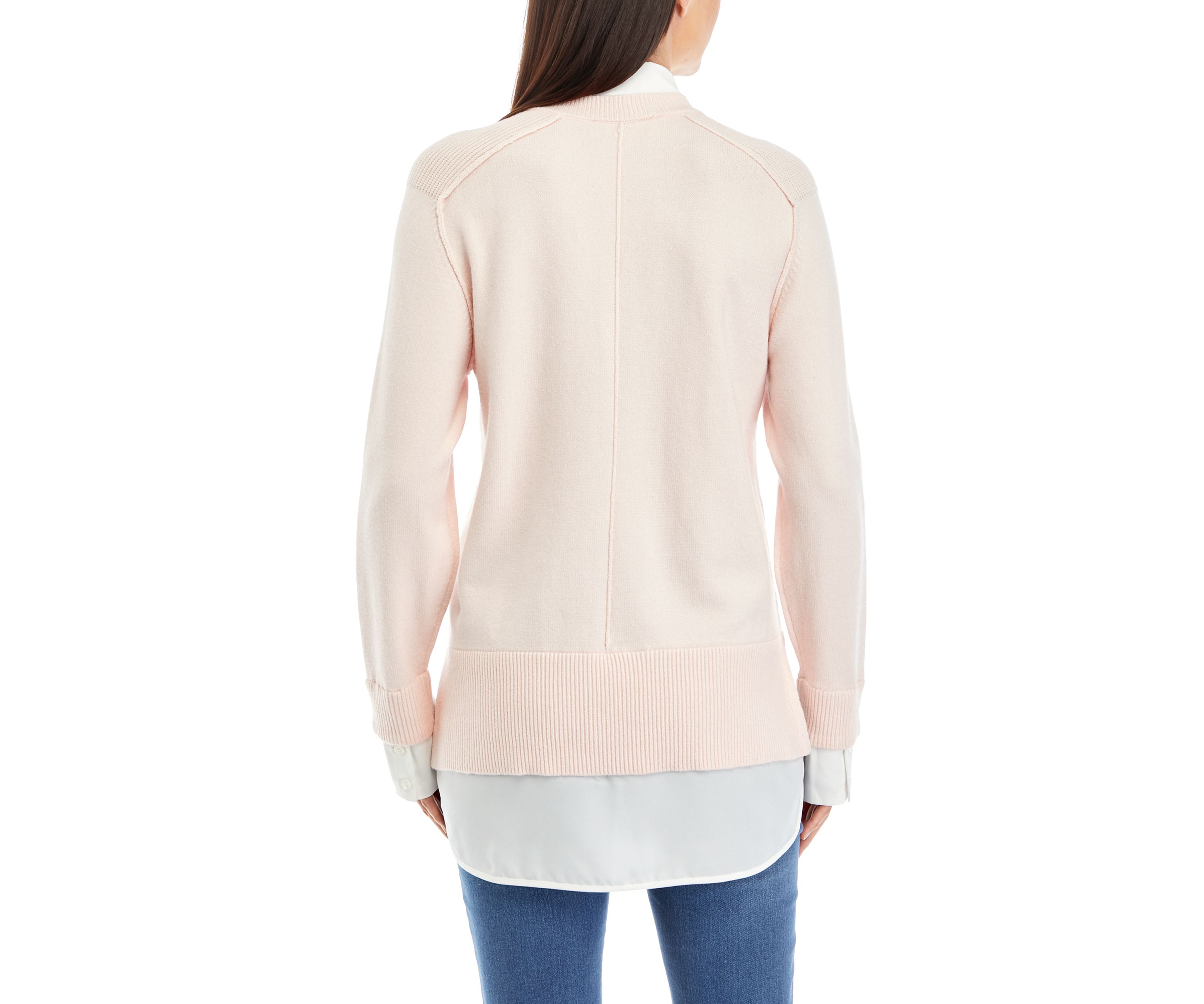 Womens 2Fer Sweater 