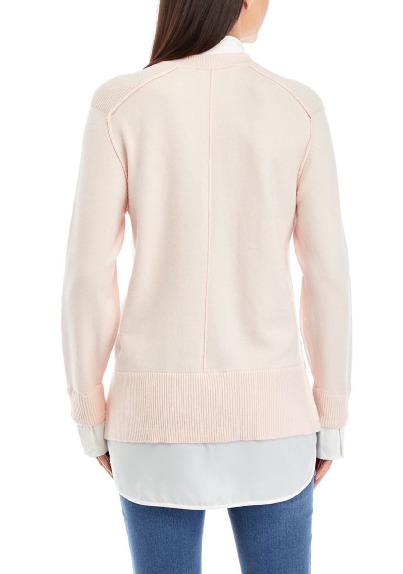 Womens 2Fer Sweater 