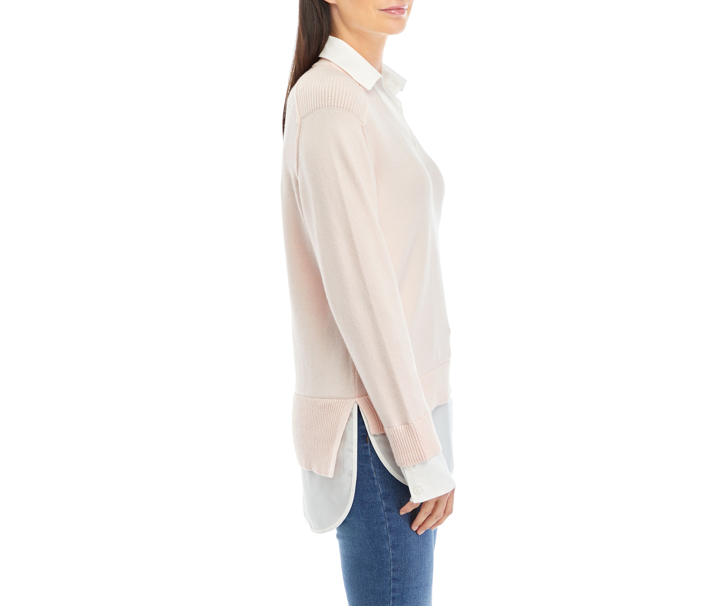 Womens 2Fer Sweater 