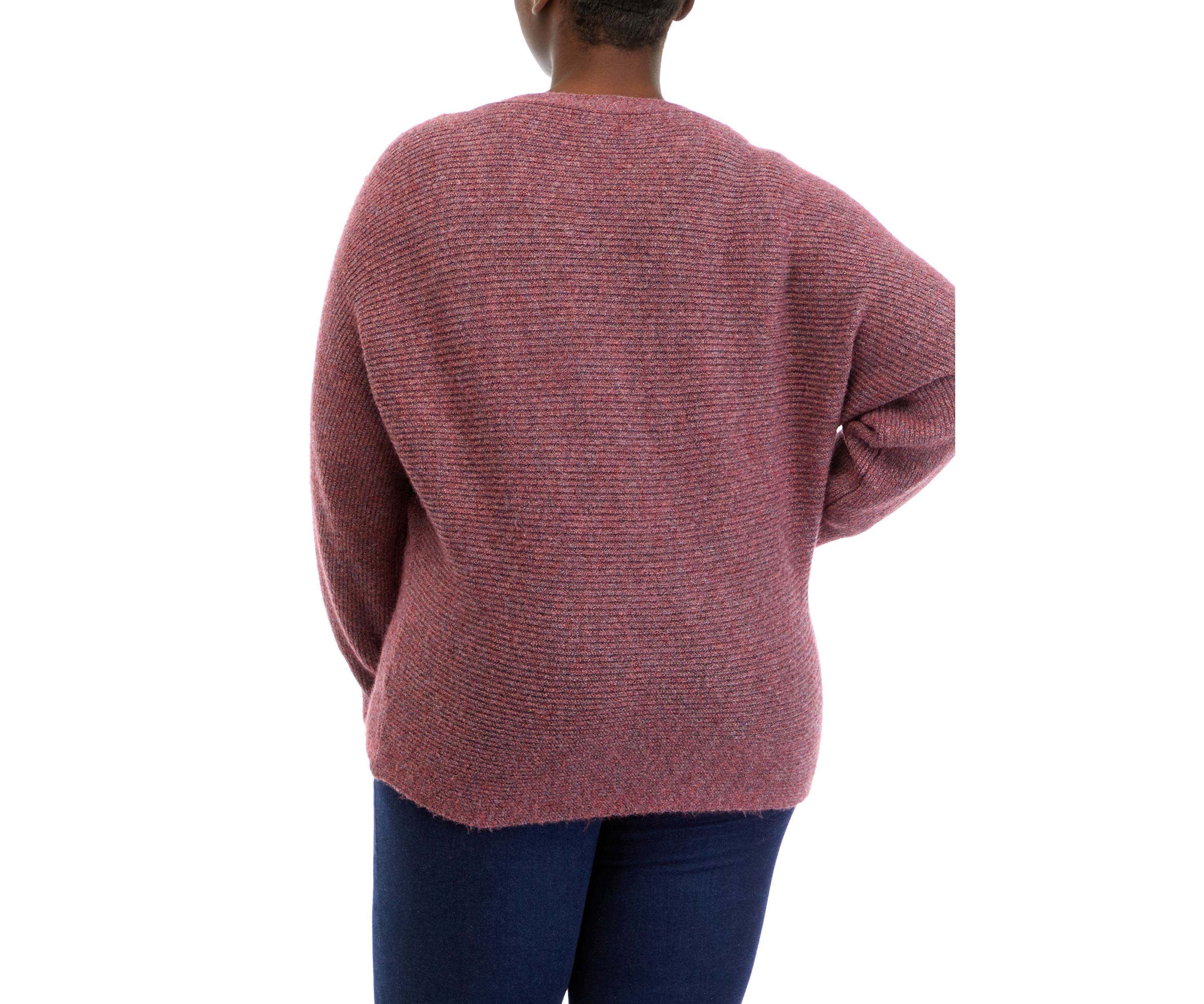 Plus Size Dolman Sleeve Boat Neck Top