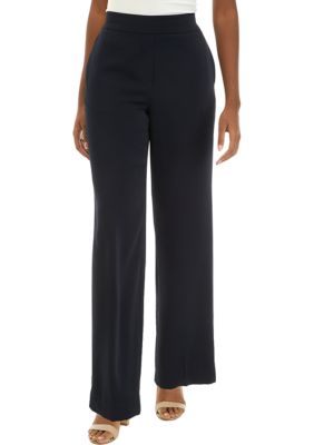 Women's Wide Leg Crepe Pants