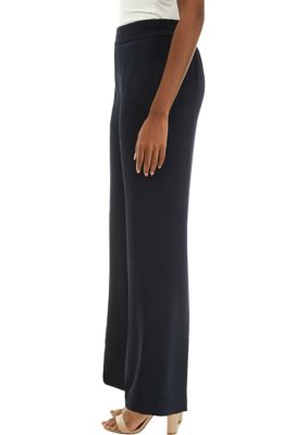 Women's Wide Leg Crepe Pants