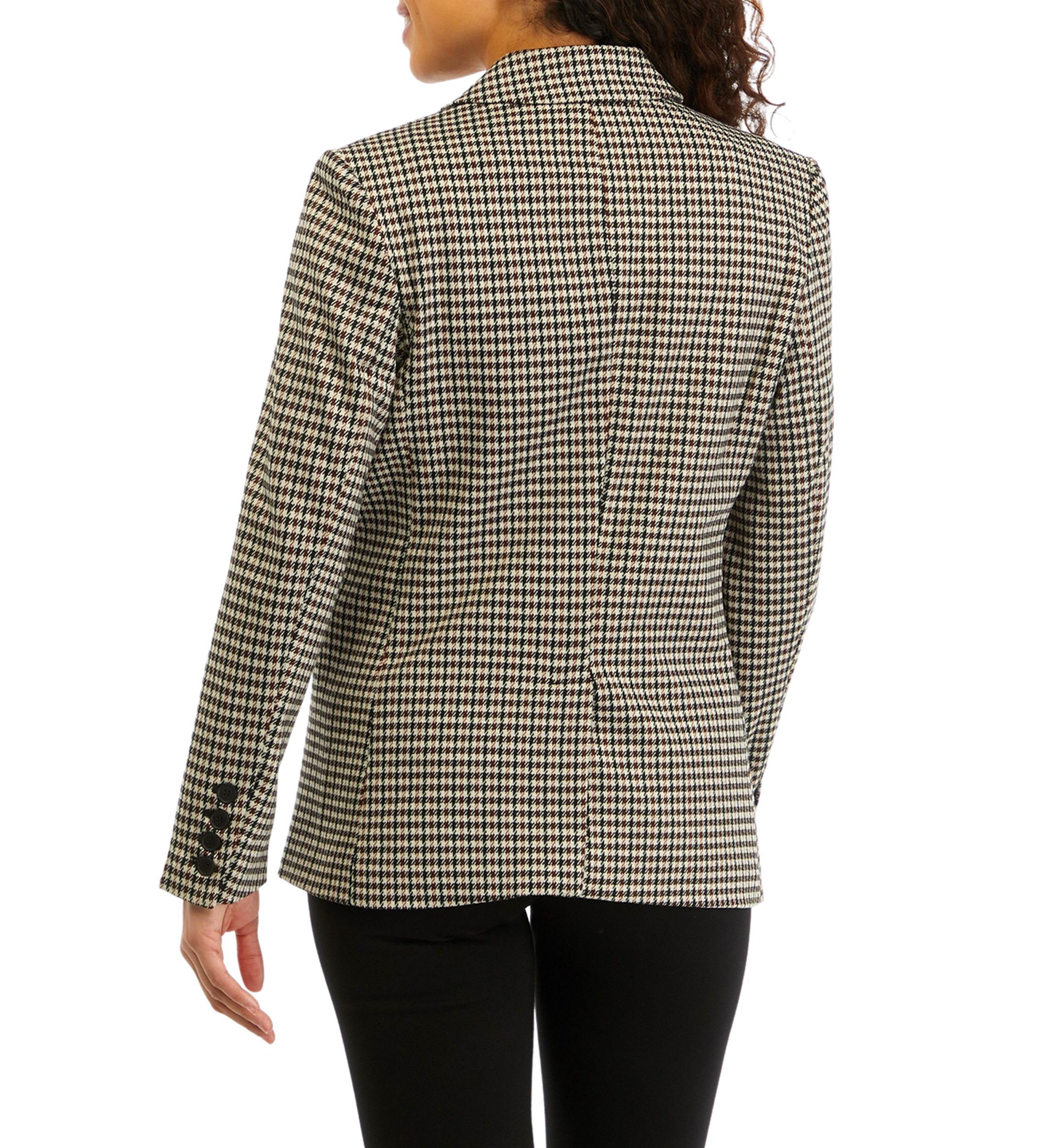 Petite Plaid Blazer 