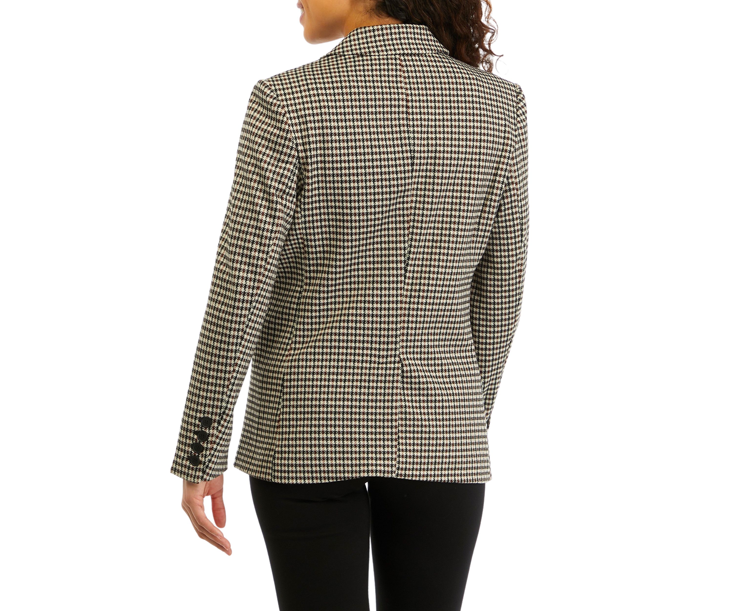 Petite Plaid Blazer 