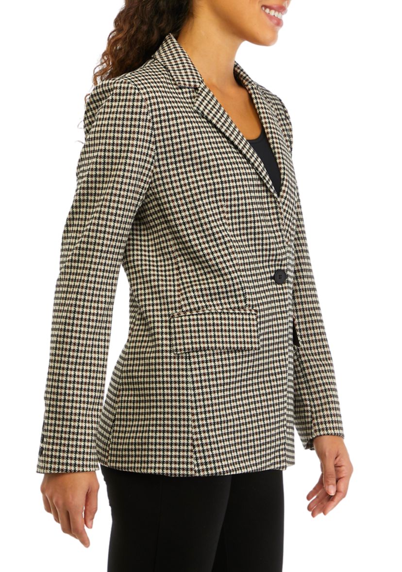 Petite Plaid Blazer 