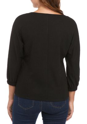 Women's 3/4 Sleeve Crew Neck Sweater