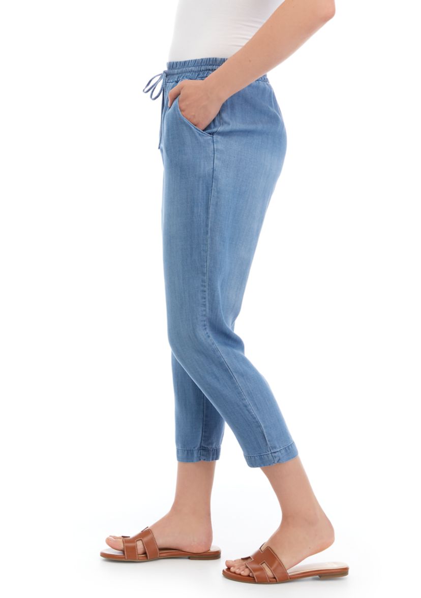 Womens Pull On Cropped Pants