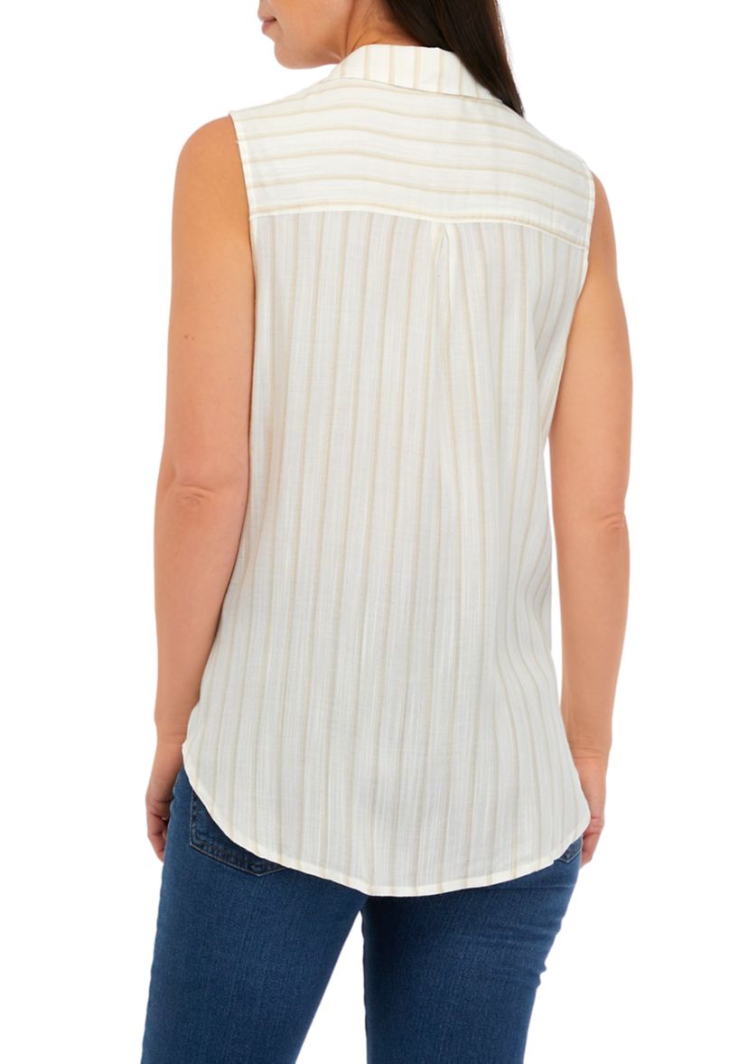 Womens Button Down Shirt with Chest Pocket