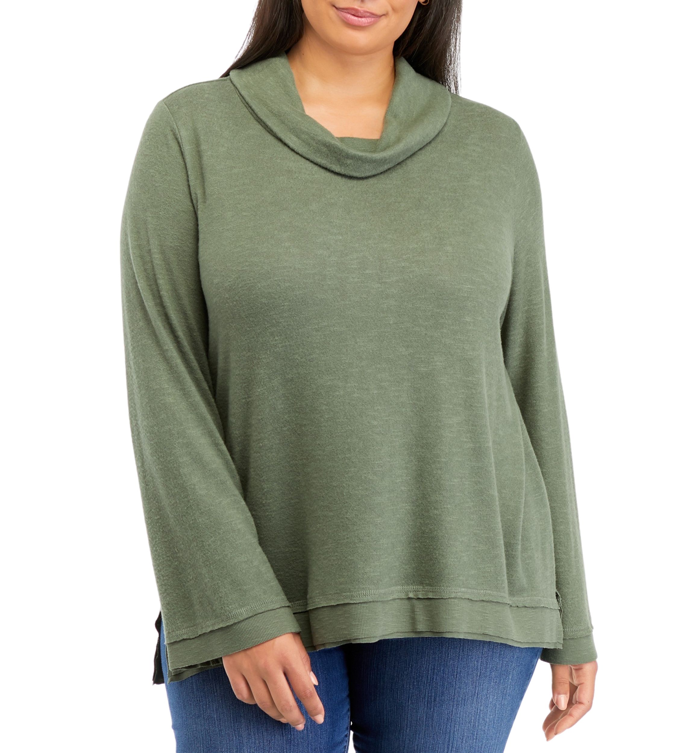 Plus Size High Low Hem Top