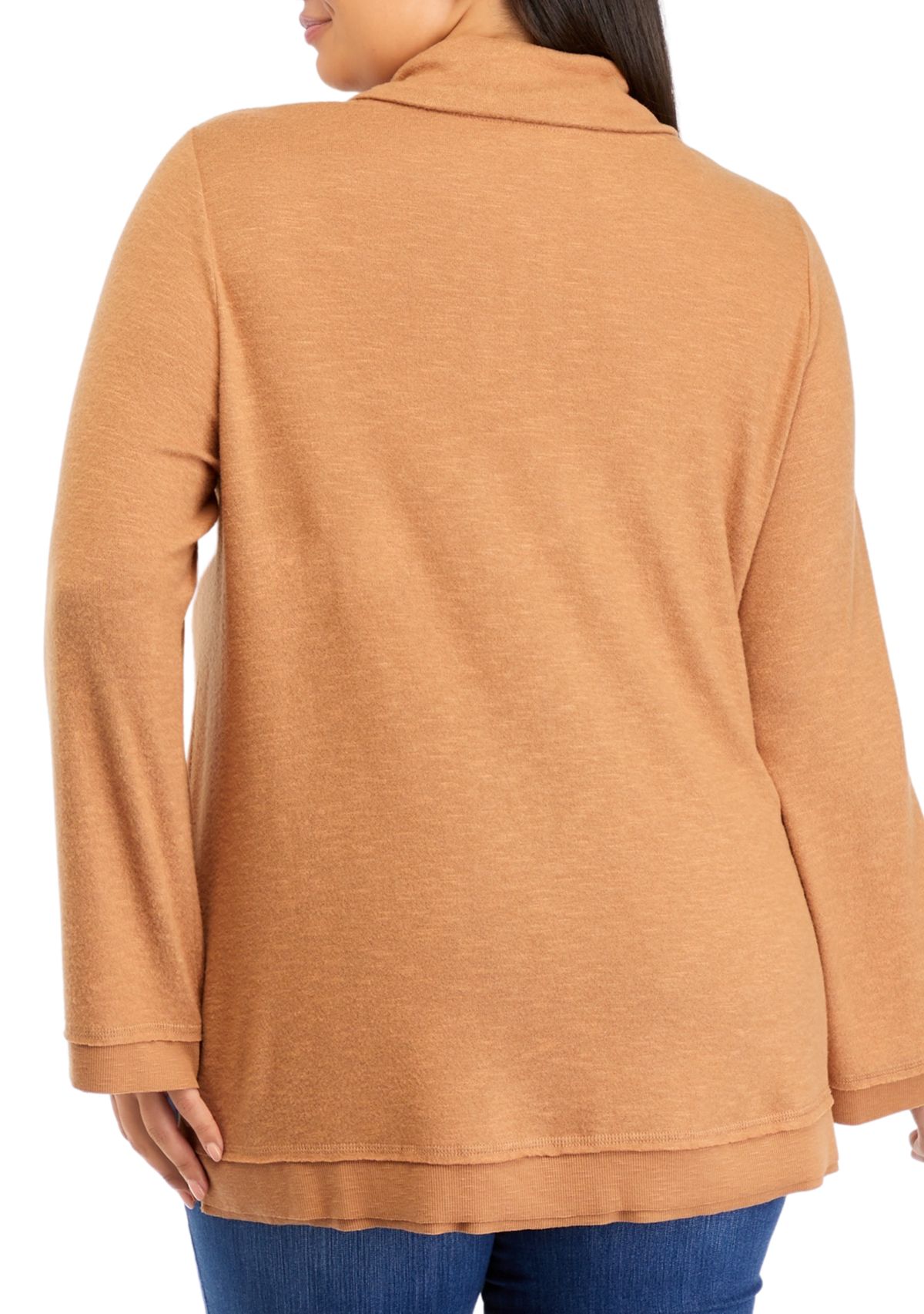 Plus Size High Low Hem Top