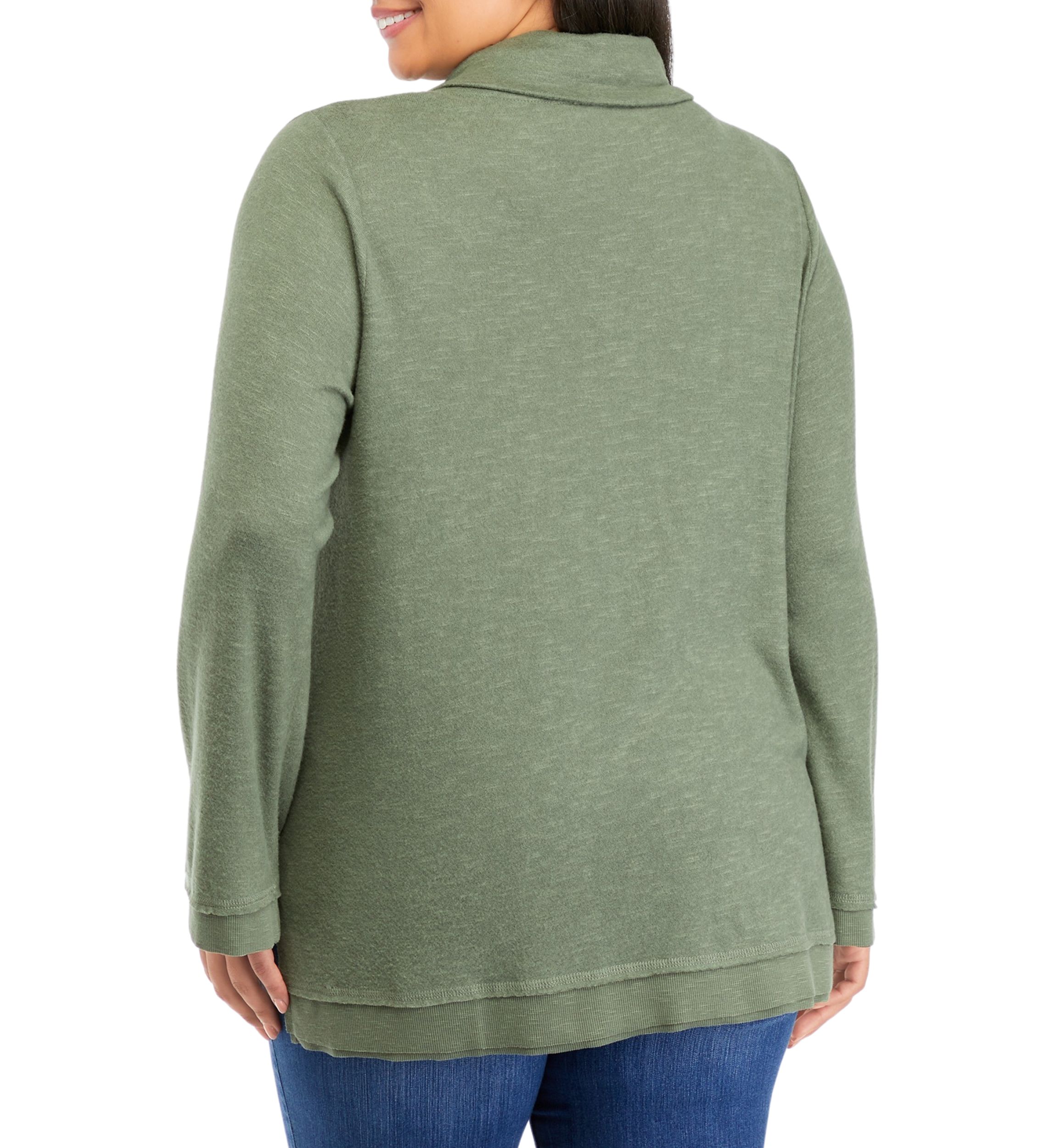 Plus Size High Low Hem Top
