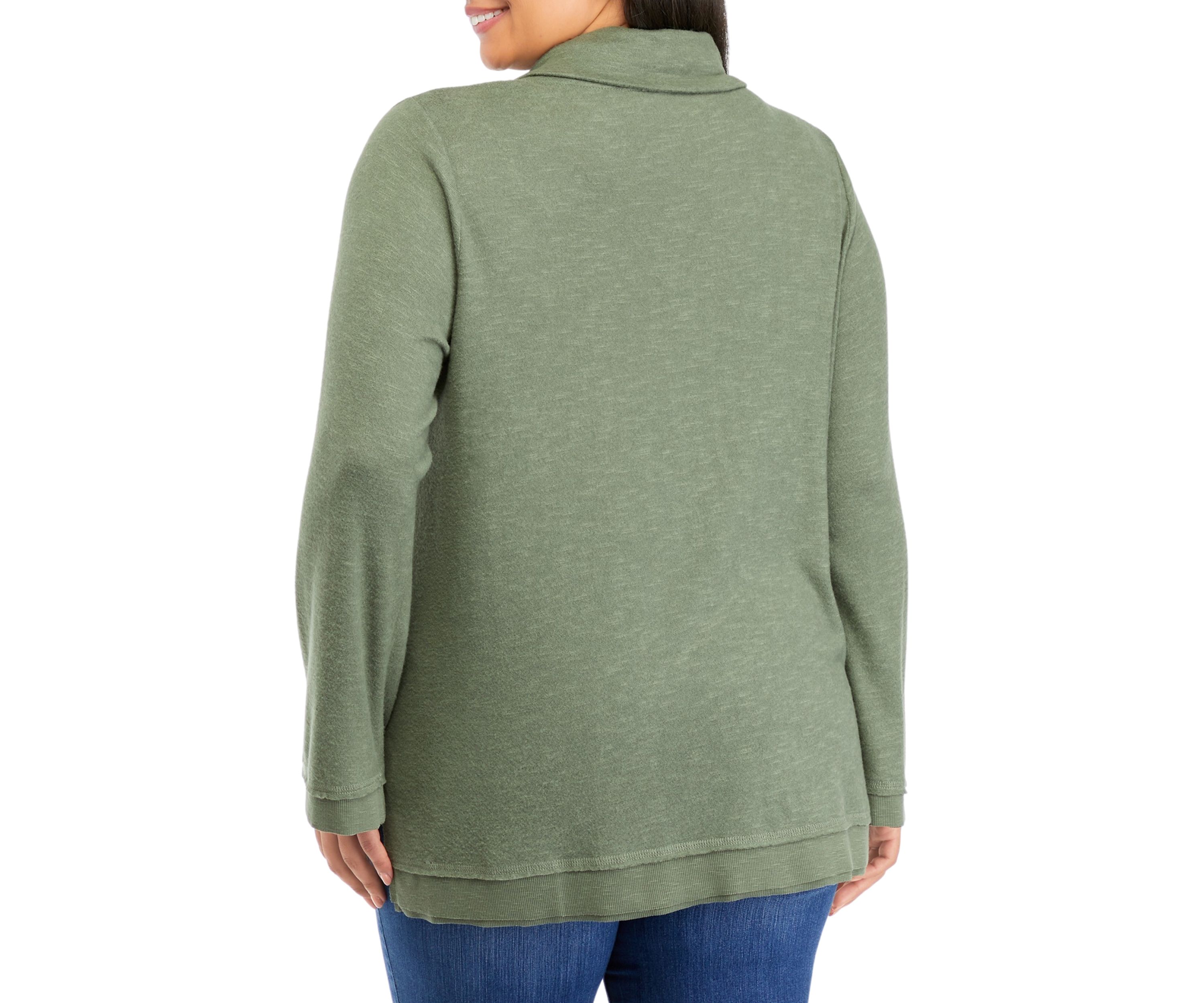 Plus Size High Low Hem Top