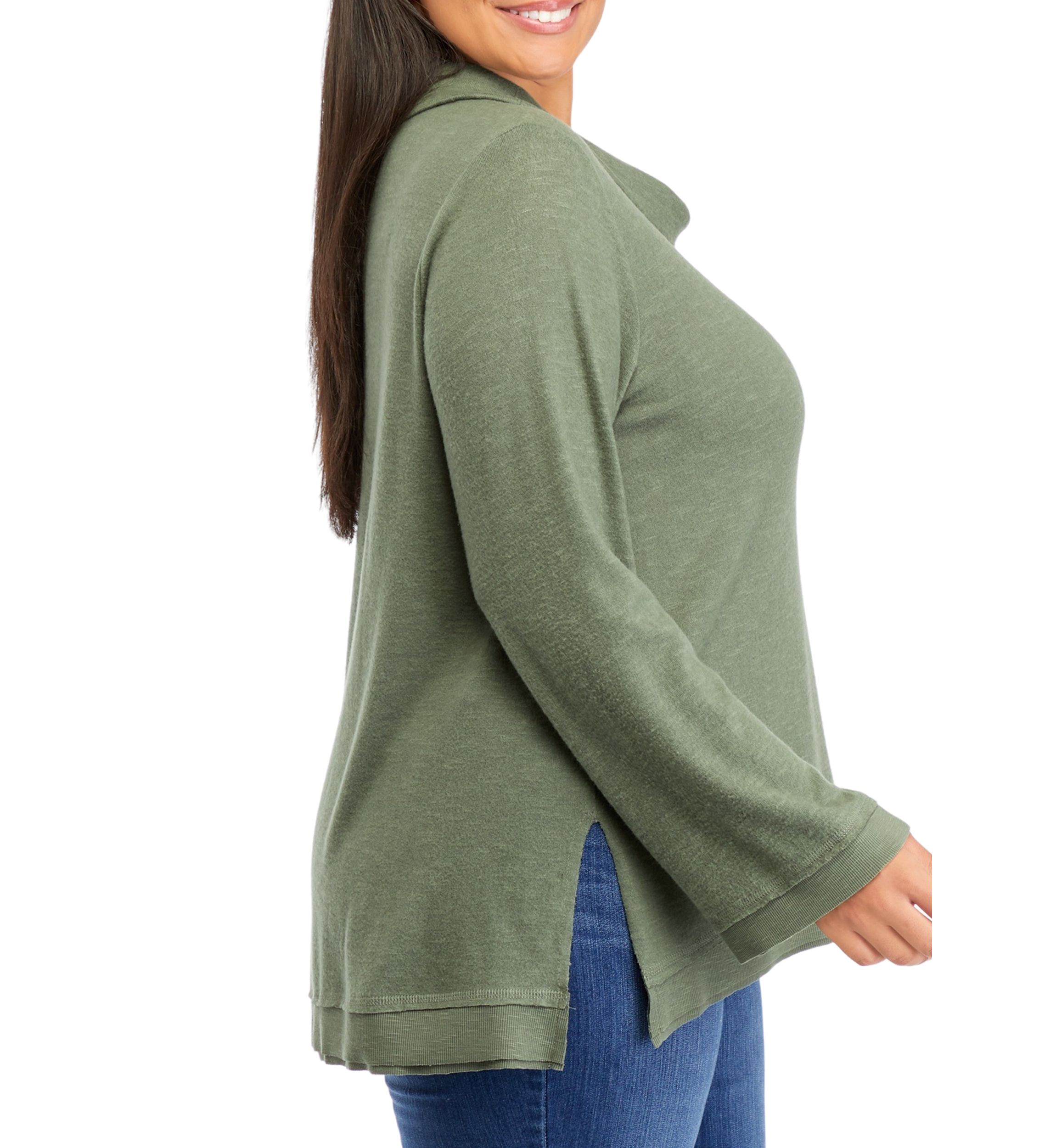 Plus Size High Low Hem Top