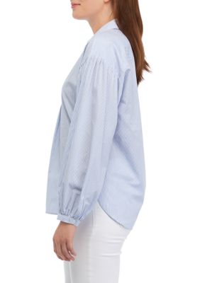 Women's Puff Sleeve Striped Shirt