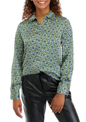 Women's Foulard Printed Blouse