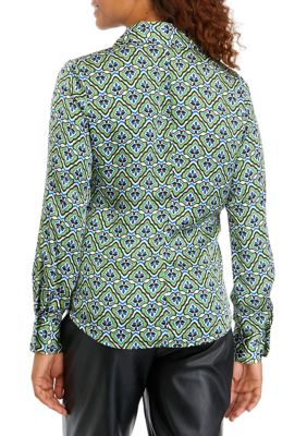 Women's Foulard Printed Blouse