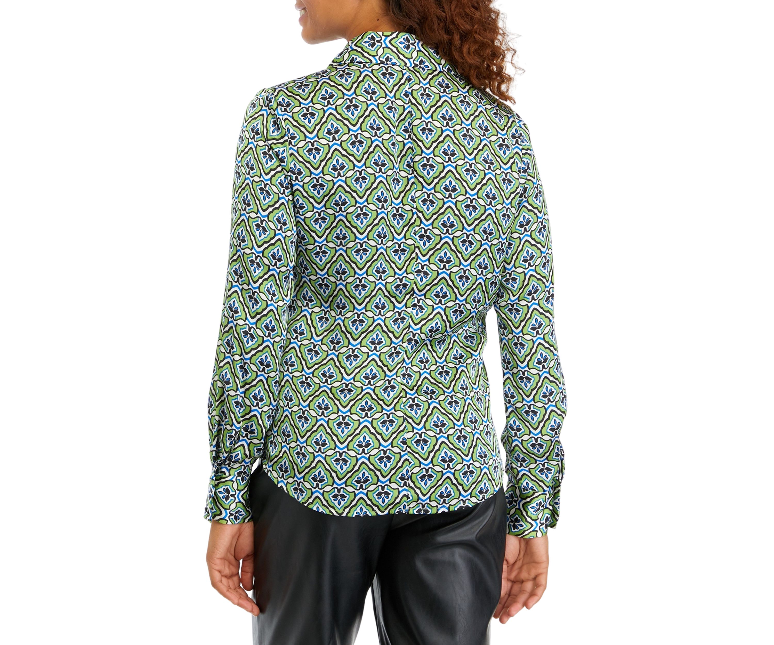 Womens Foulard Printed Blouse
