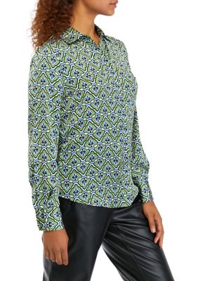 Women's Foulard Printed Blouse