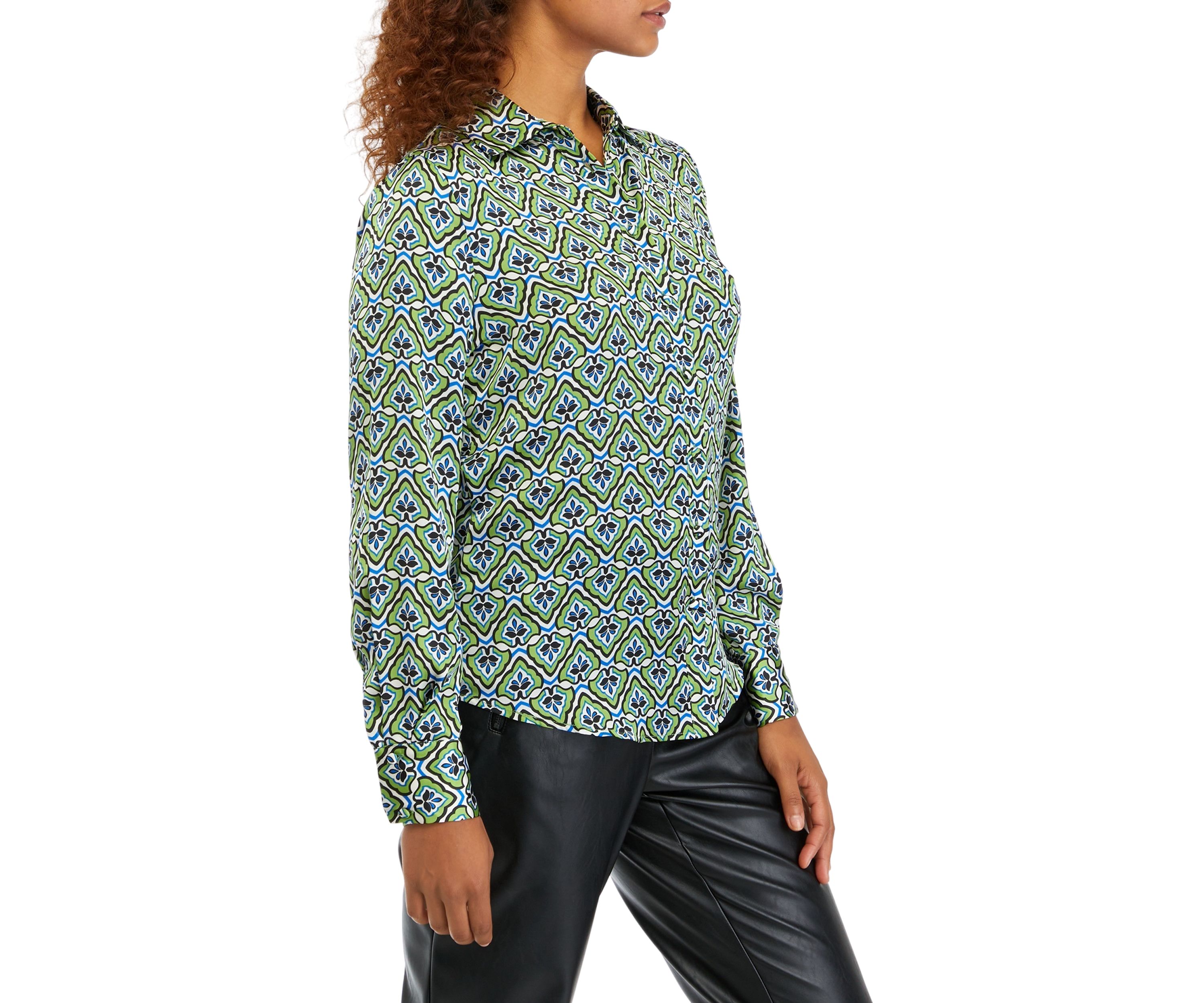 Womens Foulard Printed Blouse