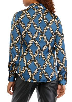 Women's Chain Printed Blouse