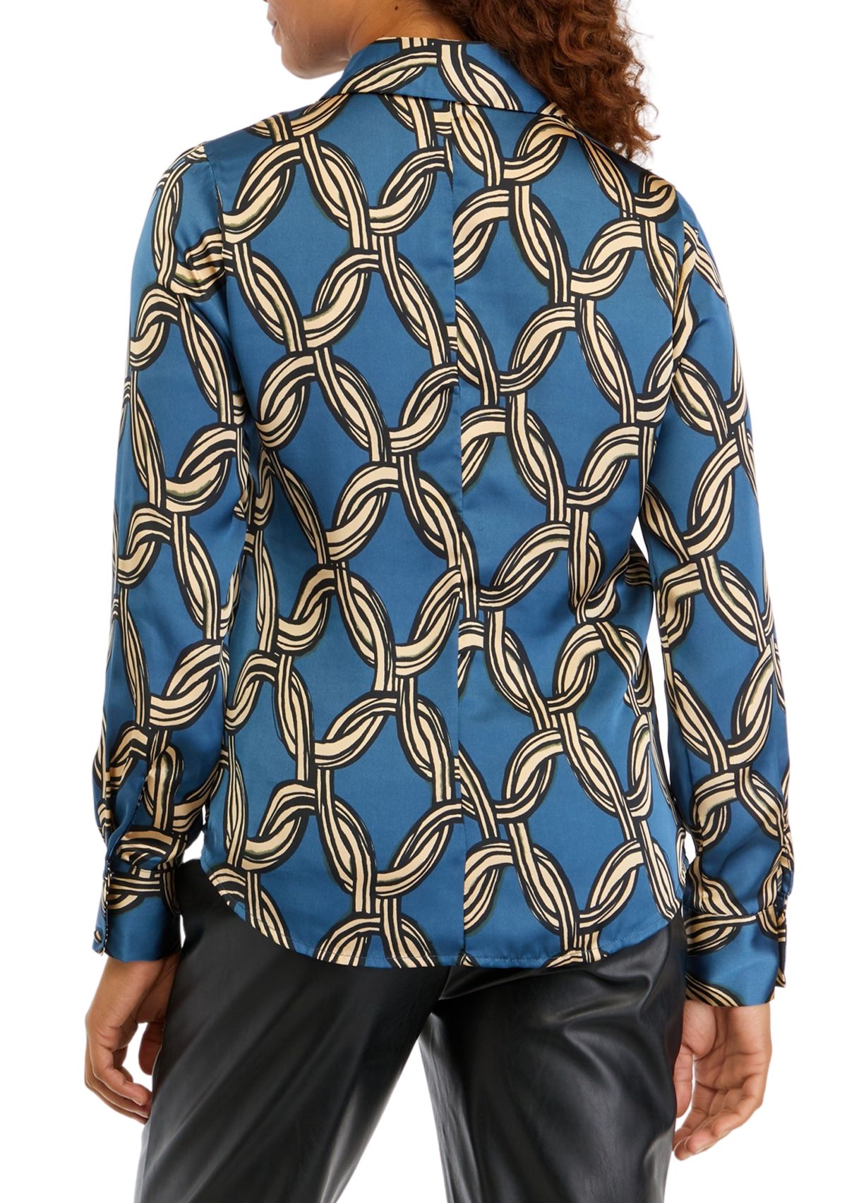 Womens Chain Printed Blouse