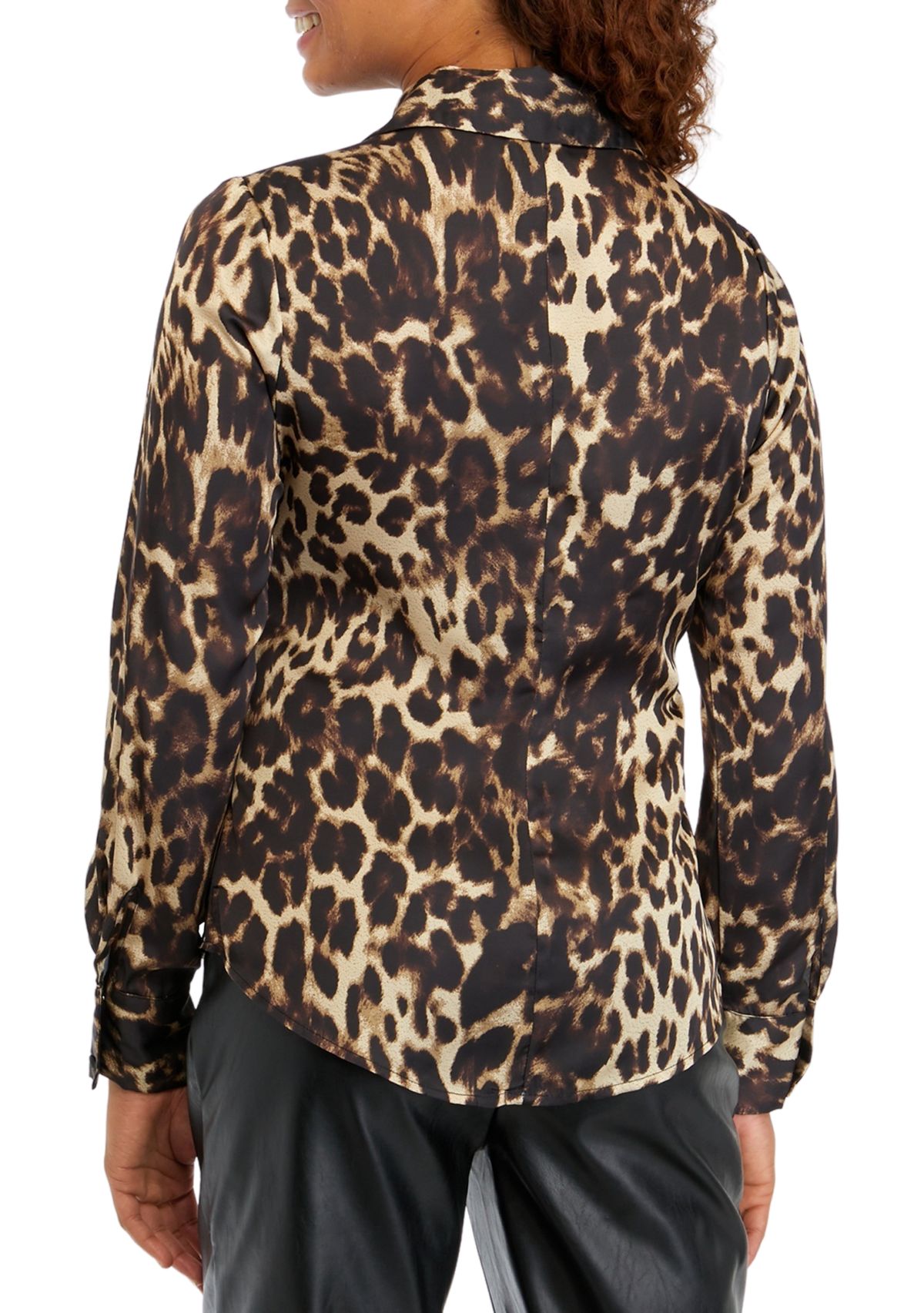 Womens Leopard Printed Blouse