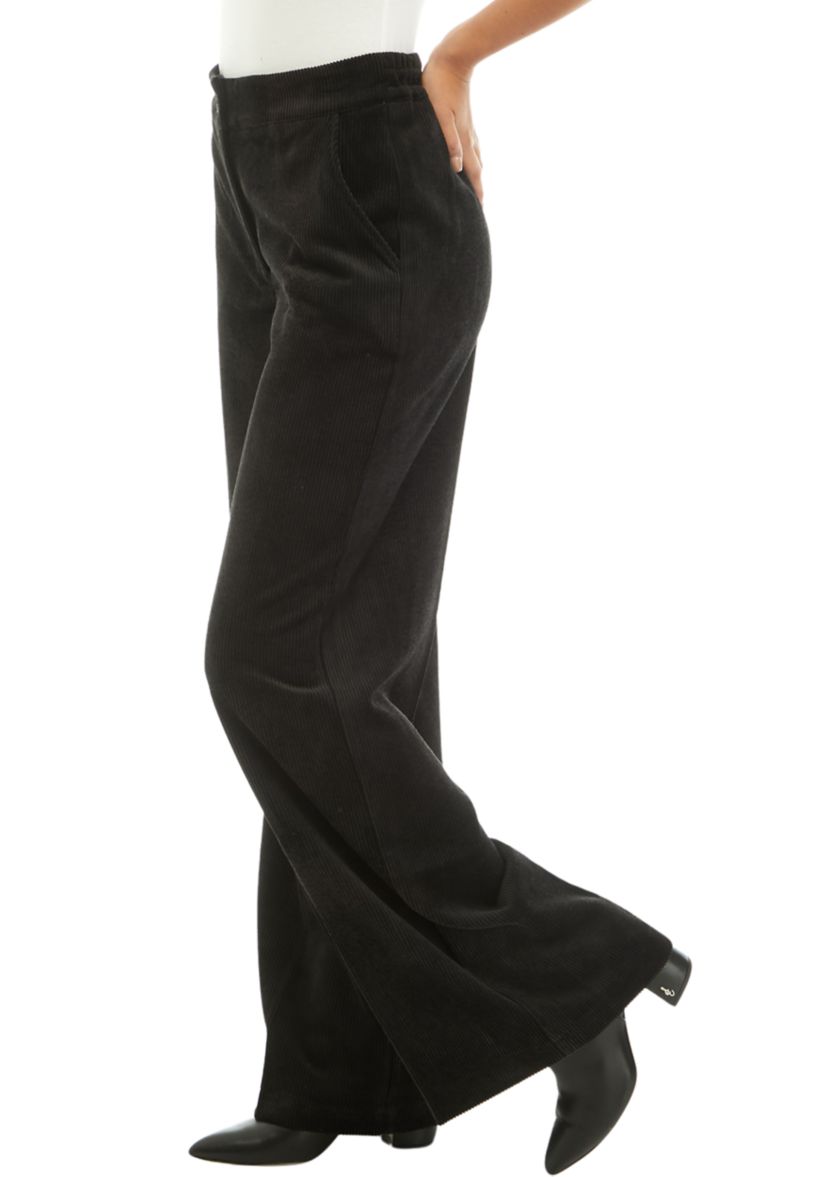 Womens Wide Leg Corduroy Pants
