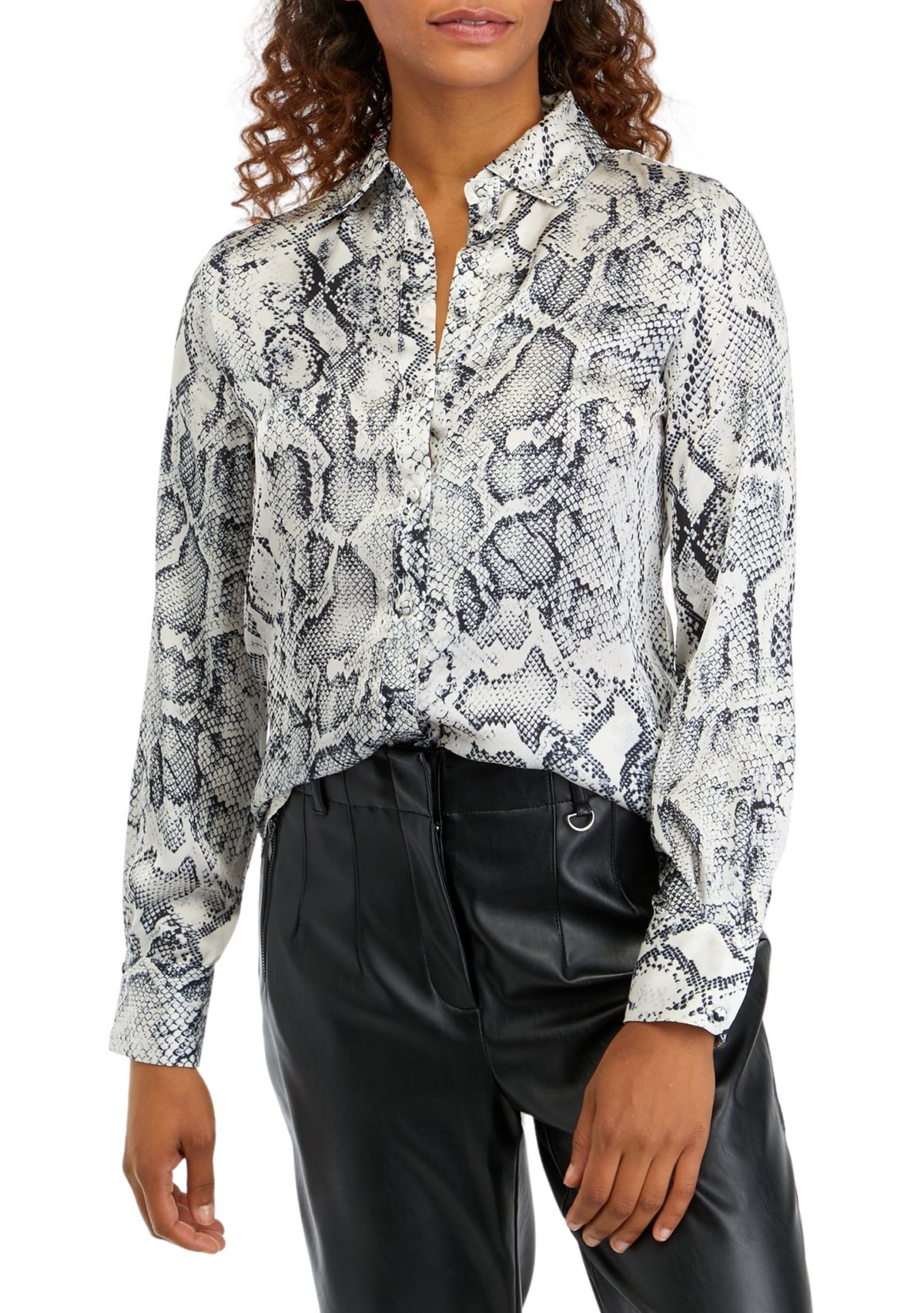 Womens Snake Printed Blouse