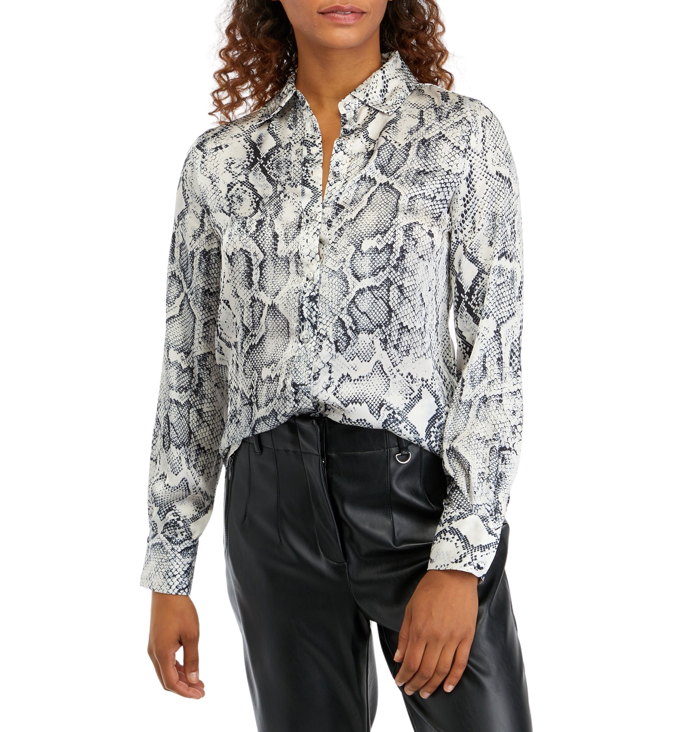 Womens Snake Printed Blouse
