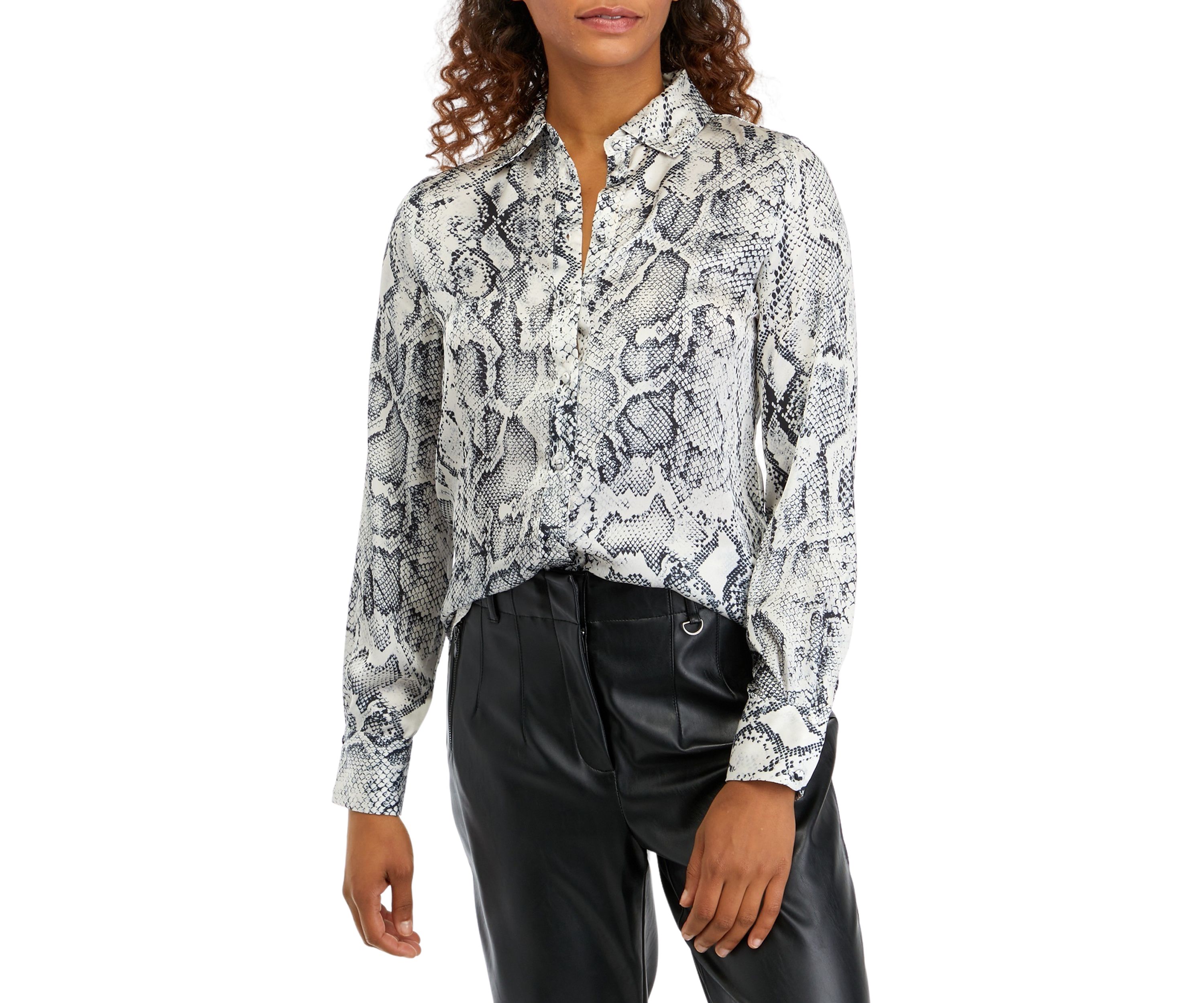 Womens Snake Printed Blouse