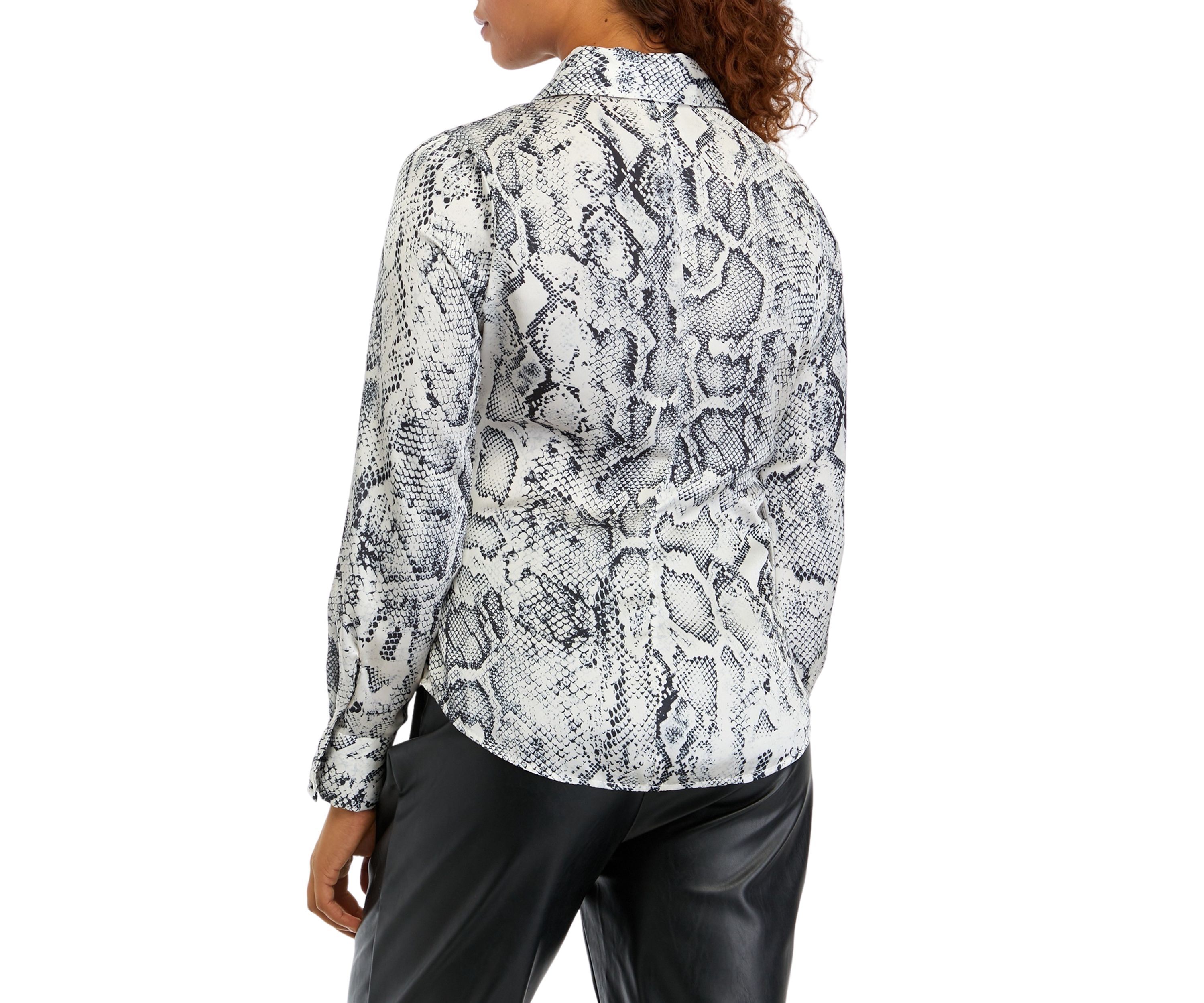 Womens Snake Printed Blouse