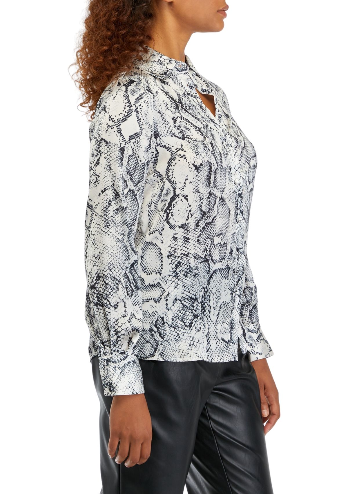 Womens Snake Printed Blouse
