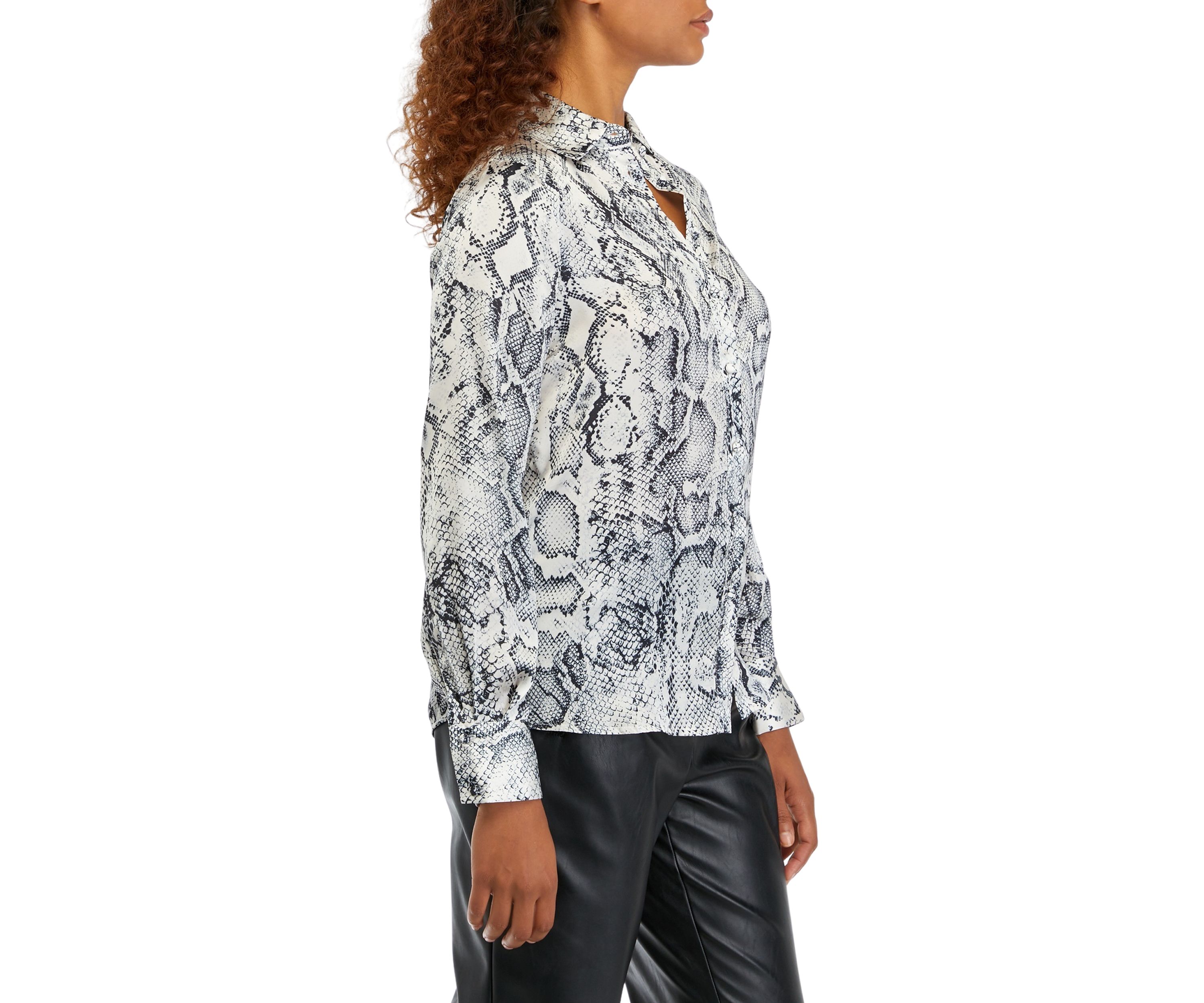 Womens Snake Printed Blouse