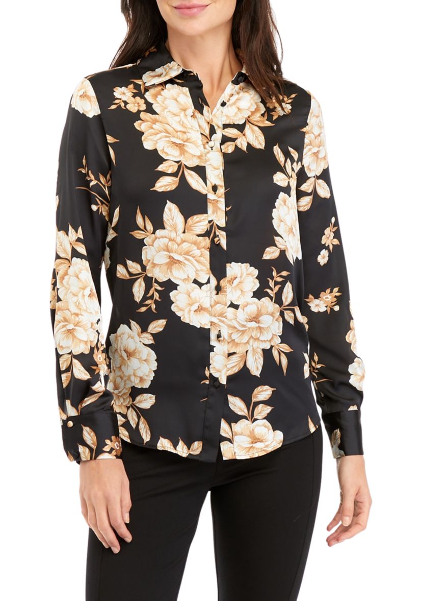 Womens Floral Printed Blouse