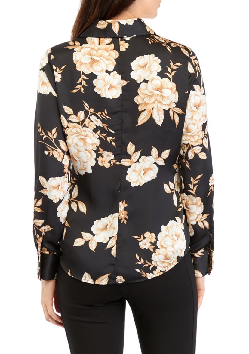 Womens Floral Printed Blouse