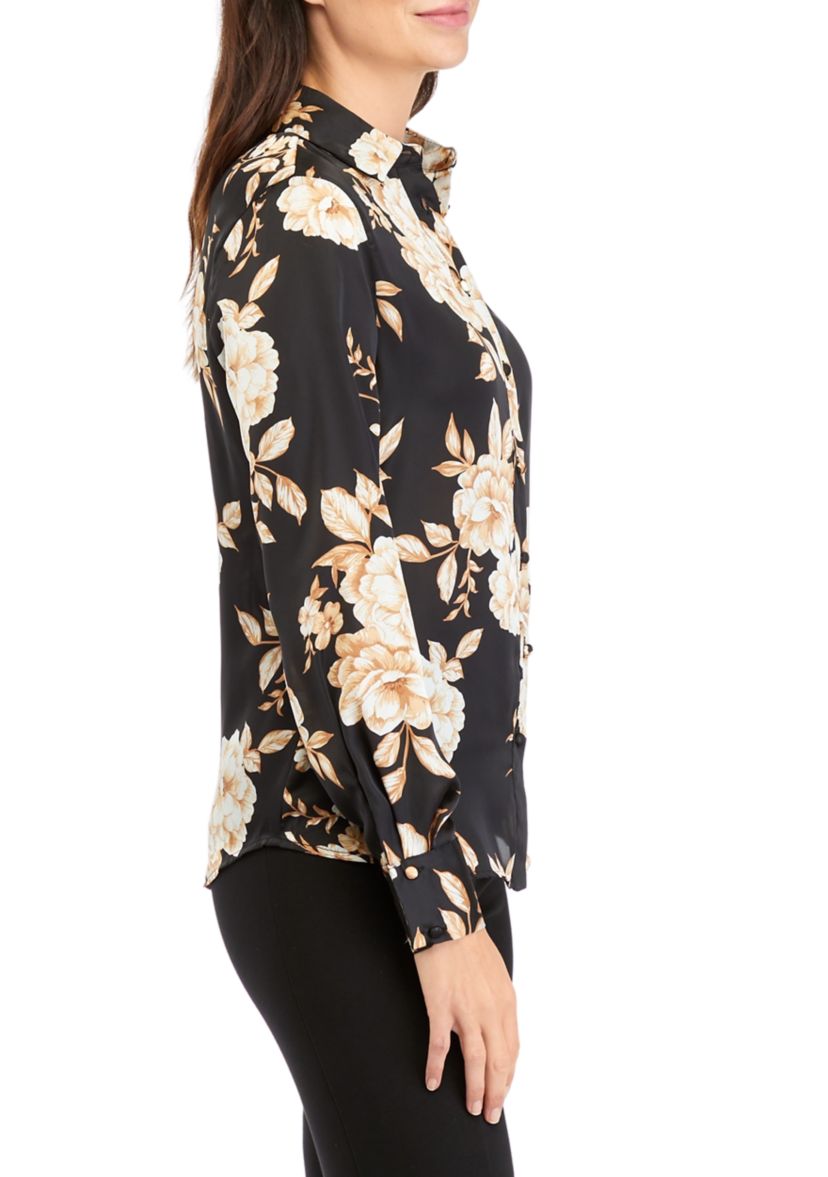 Womens Floral Printed Blouse