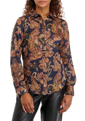 Women's Paisley Printed Blouse