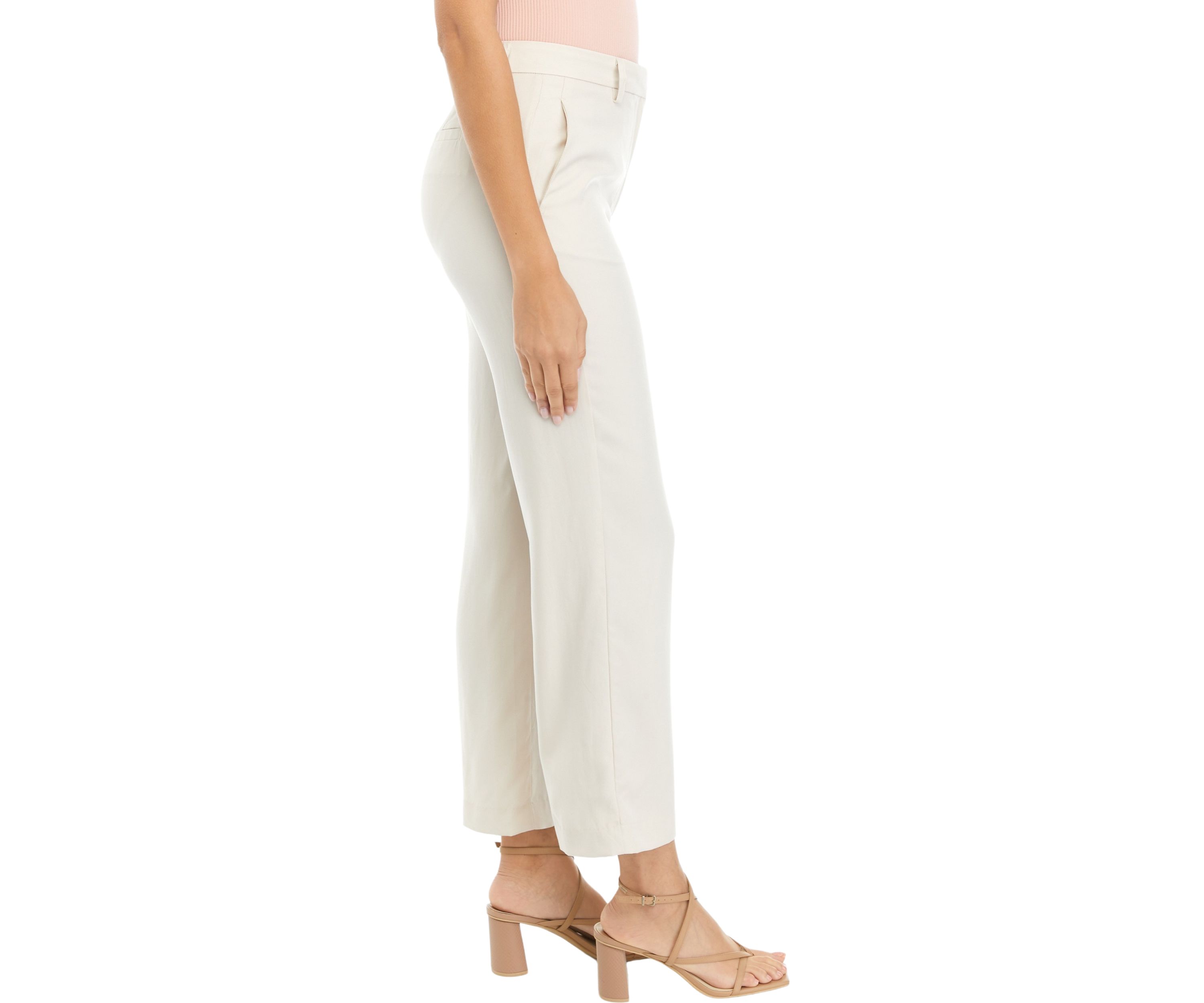 Petite Wide Leg Trouser Pants