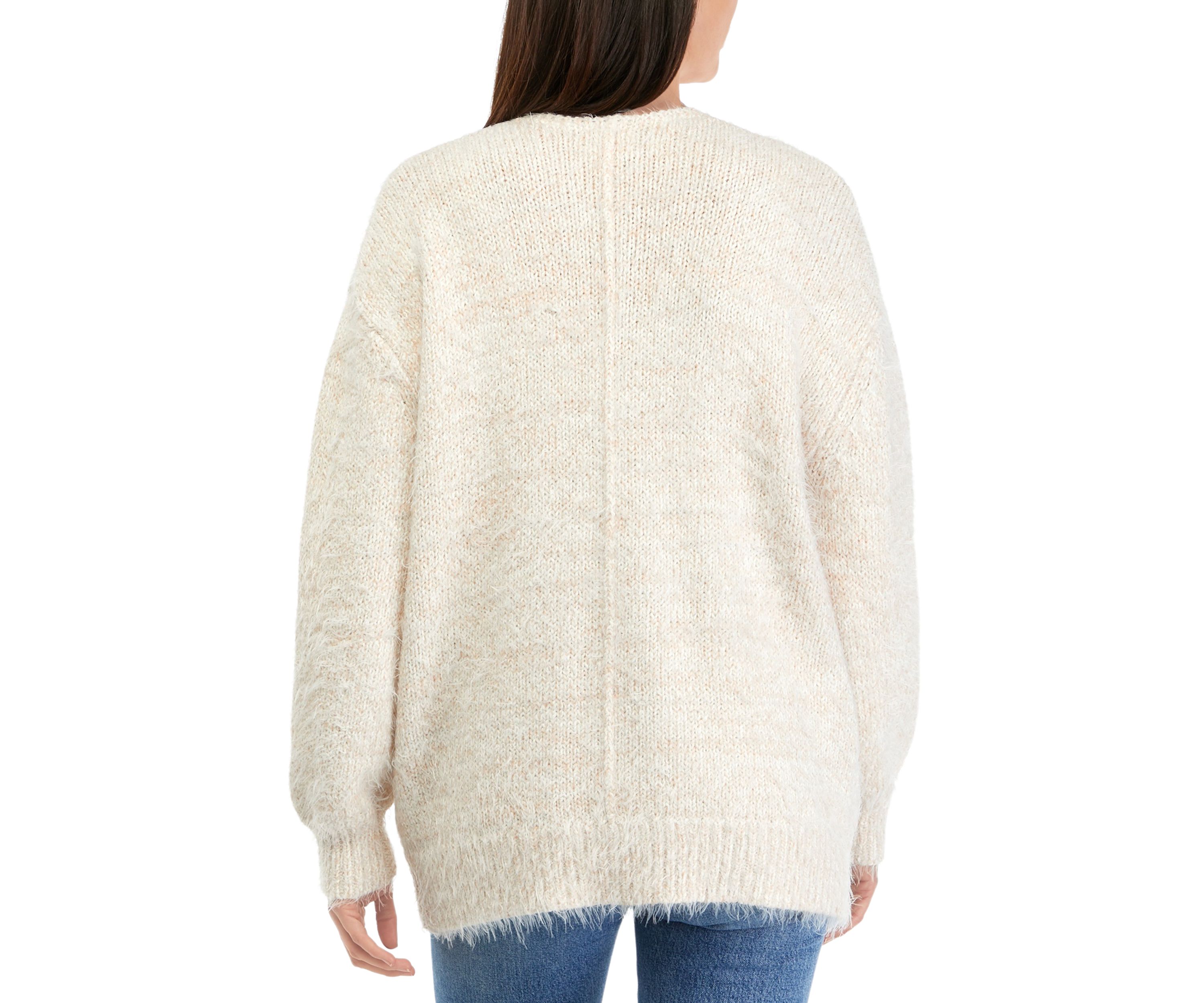 Womens Long Sleeve Pocket Front Cardigan