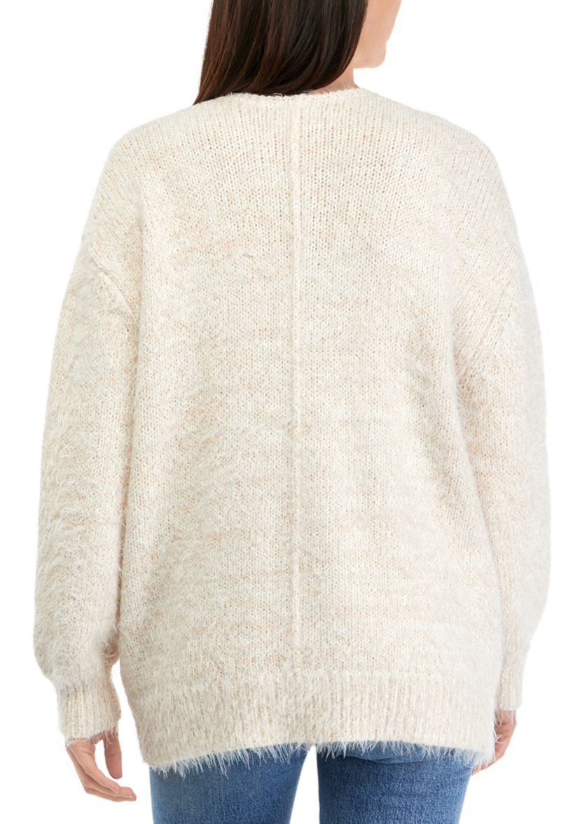 Womens Long Sleeve Pocket Front Cardigan