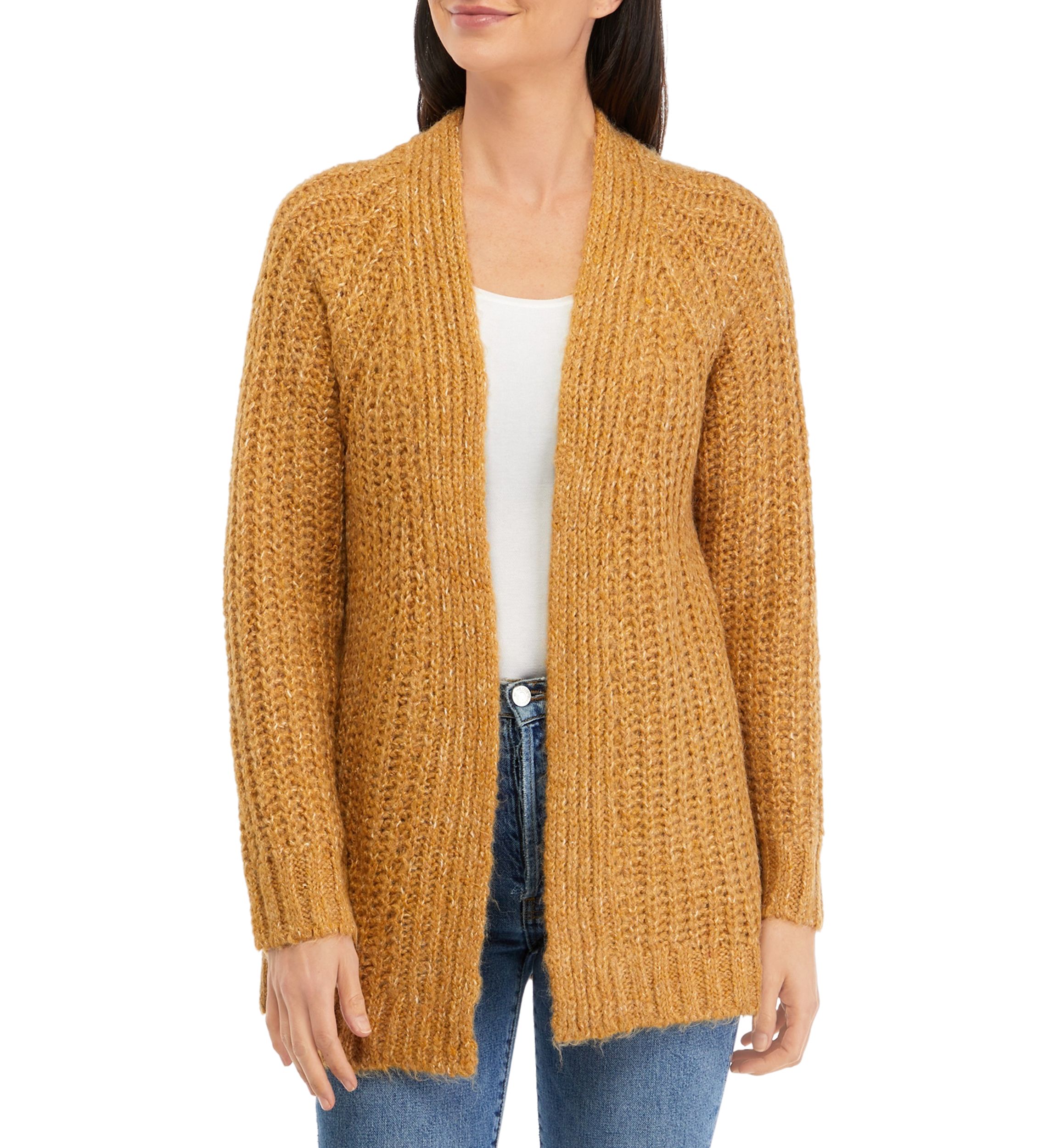 Womens Open Shaker Cardigan