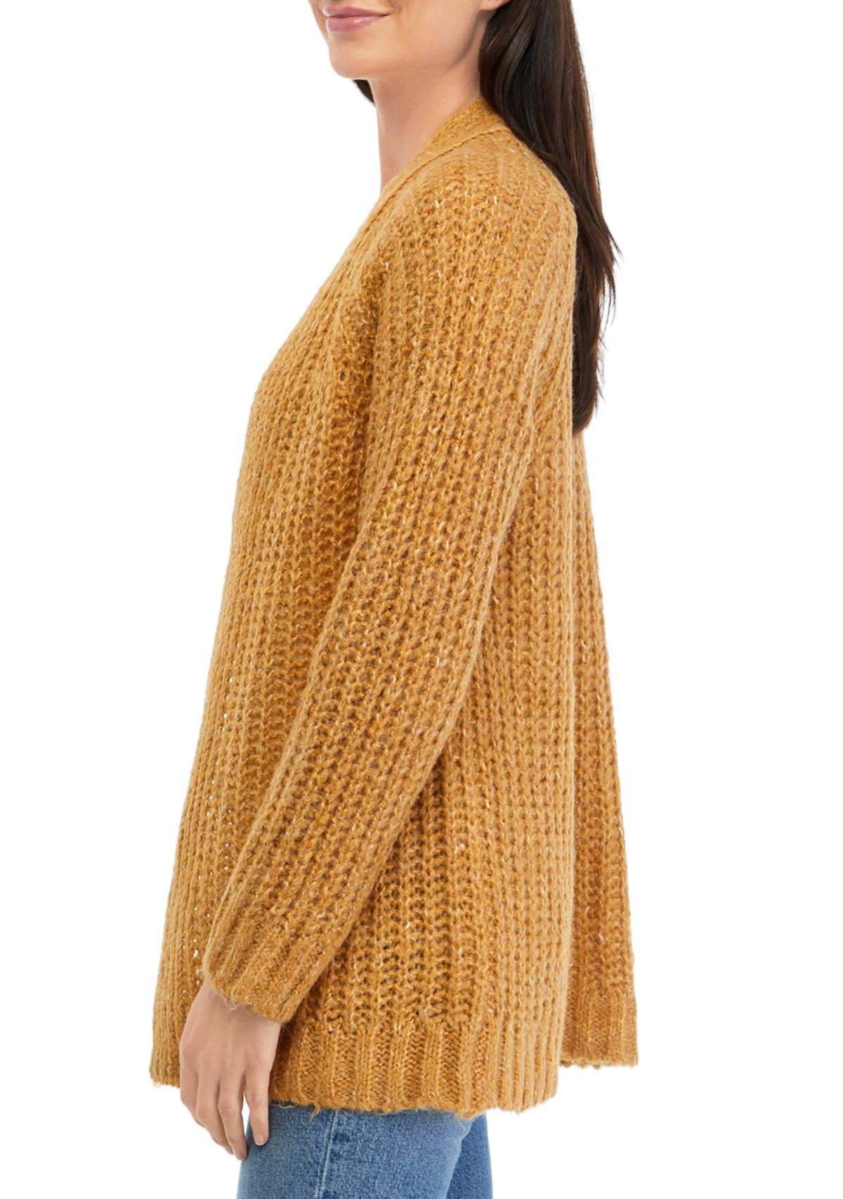 Womens Open Shaker Cardigan