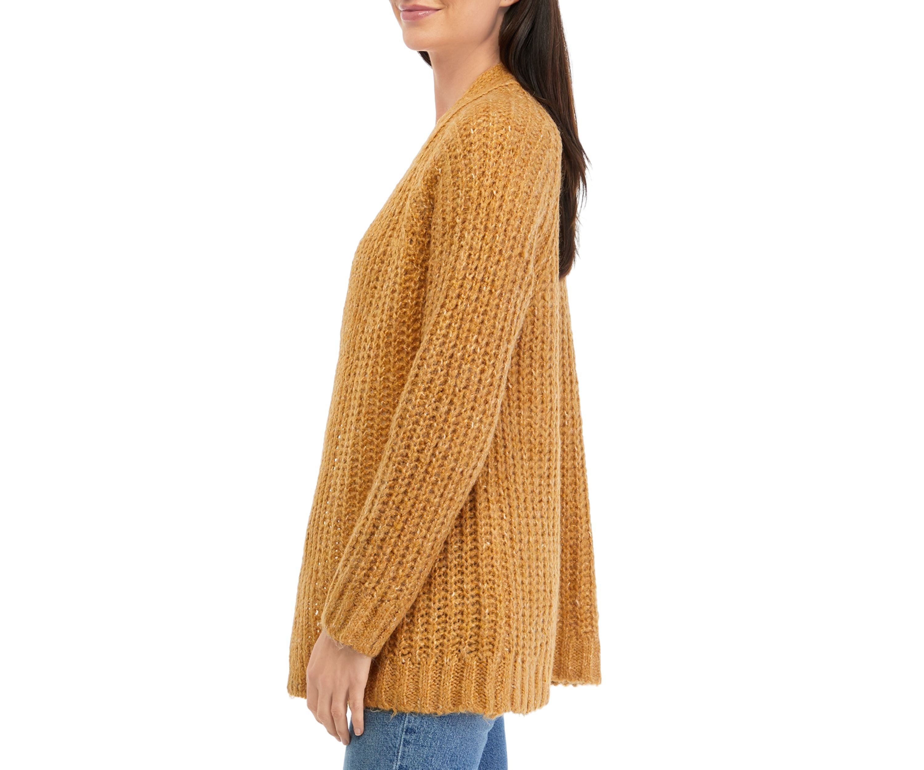 Womens Open Shaker Cardigan