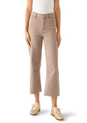 FOR THE REPUBLIC Women's Wide Leg Cropped Jeans