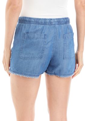 Women's Pull On Tie Waist Shorts