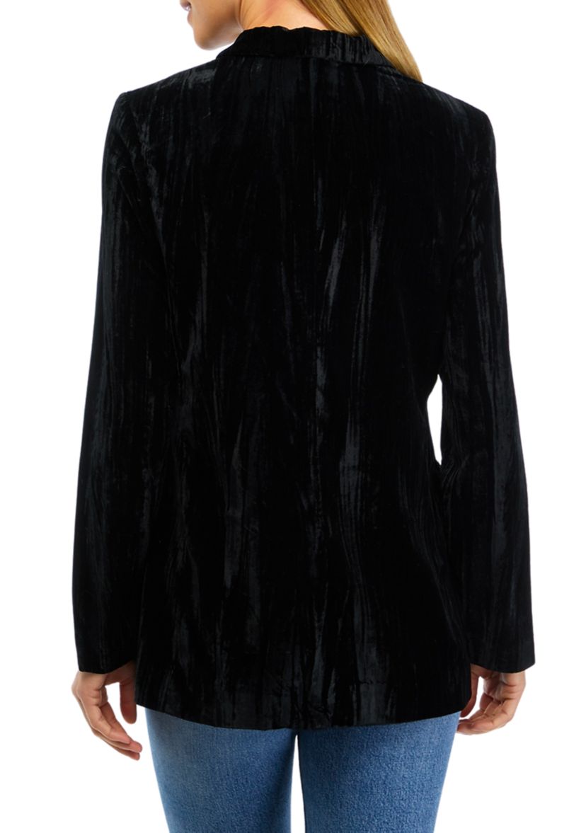 Womens Crush Velvet Blazer