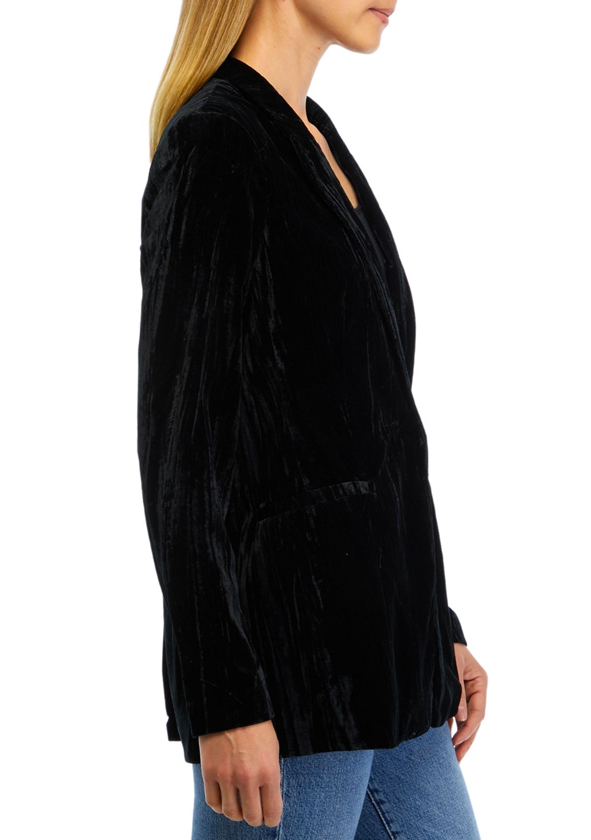 Womens Crush Velvet Blazer